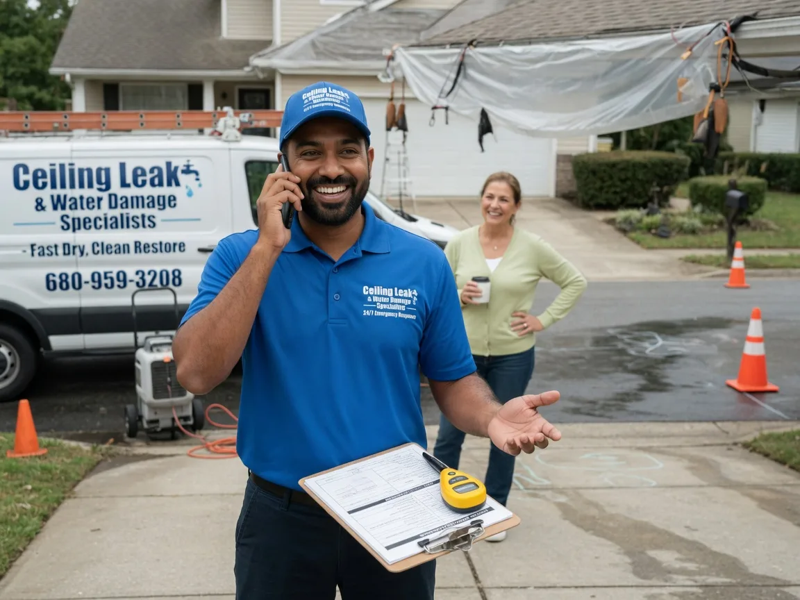 Ceiling Leak Cleanup Washingtonville, PA FAQs